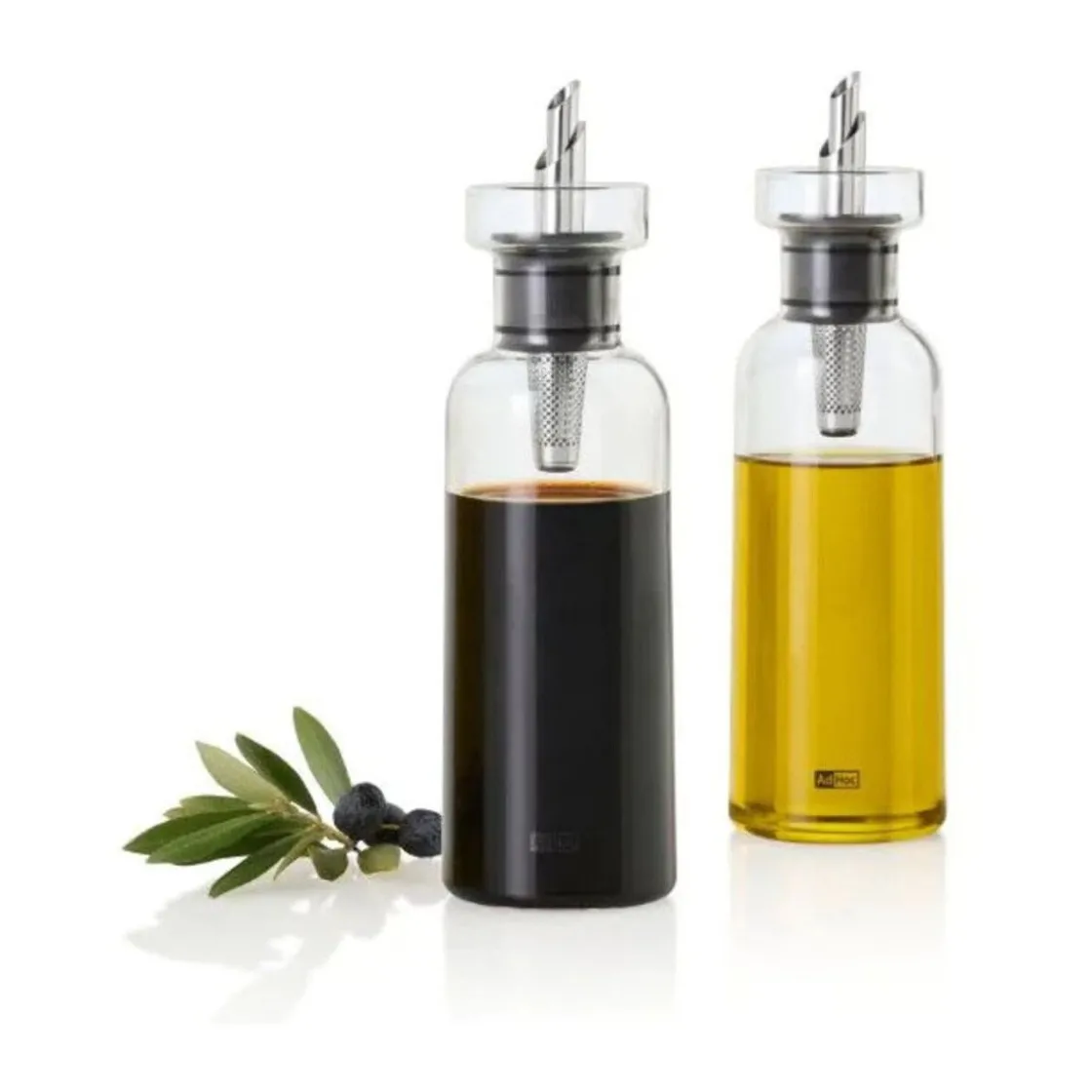 Adhoc Öl- und Essigspender 2-tlg. AromaPour klar