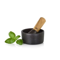 Salat Zubehör<Adhoc Mörser Camo.10 Gusseisen/Akazie Ø10cm