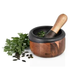 Adhoc Mörser Crush 2-tlg. Akazie