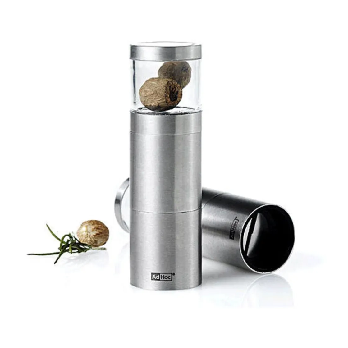 Weihnachten|Messer & Co. Entdecken<Adhoc Muskatmühle Muskatino 13 cm edelstahl