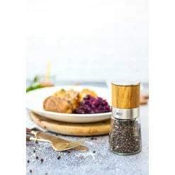 Adhoc Pfeffer- oder Salzmühle 13,5 cm Akasia