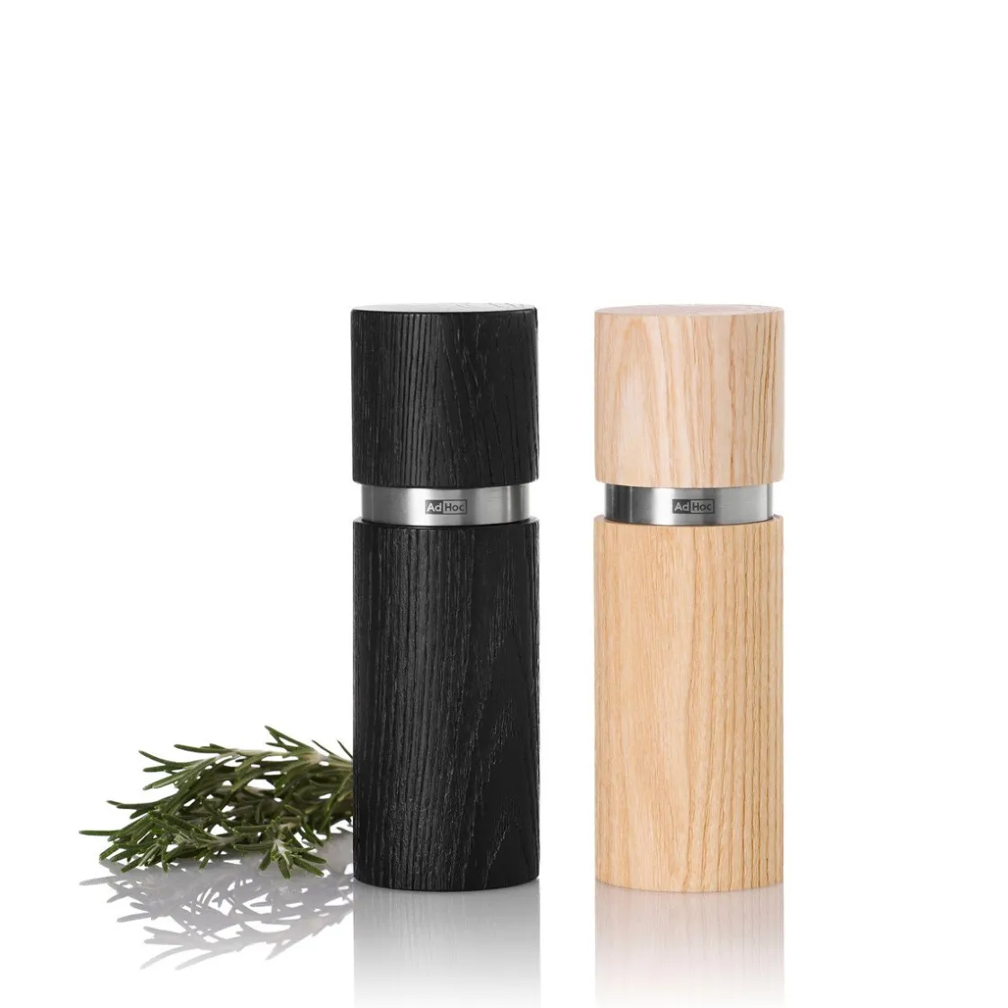 Pilzküche|Einmachen & Fermentieren<Adhoc Pfeffer- und Salzmühle-Set 2-tlg. Textura Esche