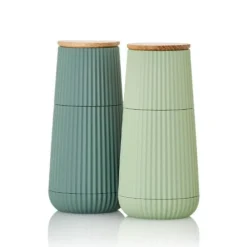 Messer & Co. Entdecken|Kräuter & Gewürze<Adhoc Pfeffer- und Salzmühle 2-tlg. Scape dark green/light green