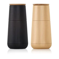 Adhoc Pfeffer- und Salzmühlen-Set 2-tlg. Scape black & gold