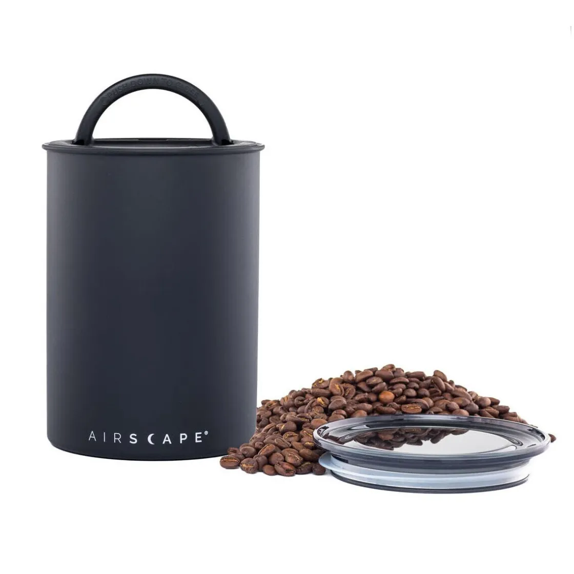 Kochwelt Entdecken|Kaffeedosen<Airscape Kaffeedose 500 g 18 cm schwarz