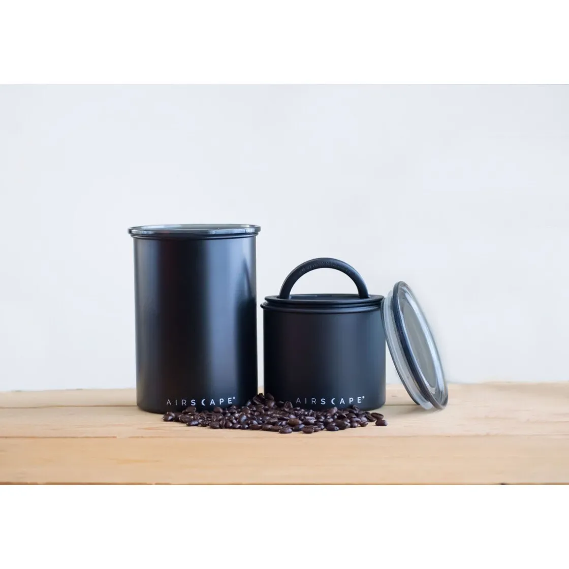 Kochwelt Entdecken|Kaffeedosen<Airscape Kaffeedose 500 g 18 cm schwarz