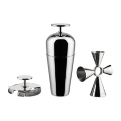 Vatertag<Alessi Cocktailshaker-Set 3-tlg. The tending box edelstahl