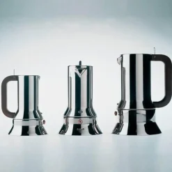 Espressokocher<Alessi Espressokocher 3 Tassen 9090 edelstahl