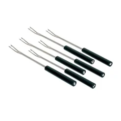Alessi Fonduegabeln 6er-Set Mami schwarz