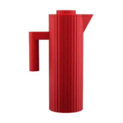 Thermoskannen<Alessi Isolierkanne 1,0l rot Plisse