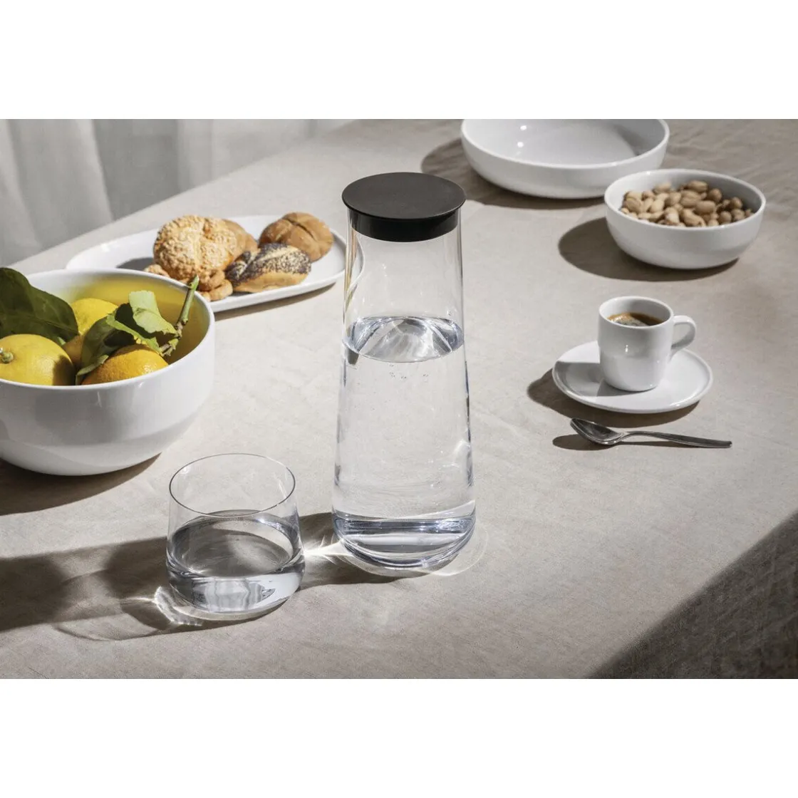 Karaffen<Alessi Karaffe mit Deckel 1,1 l Eugenia klar