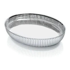 Alessi Korbschale oval 26 cm Edelstahl