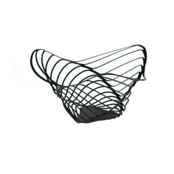 Alessi Obstkorb Ø 33cm schwarz Trinity