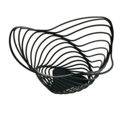 Alessi Obstschale Ø 26cm schwarz Trinity