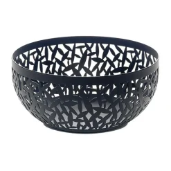 Schalen|Italienische Genüsse<Alessi Obstschale 21 cm schwarz Cactus