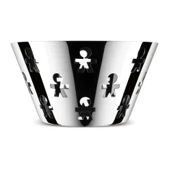 Alessi Obstschale silber 23 cm Girotondo