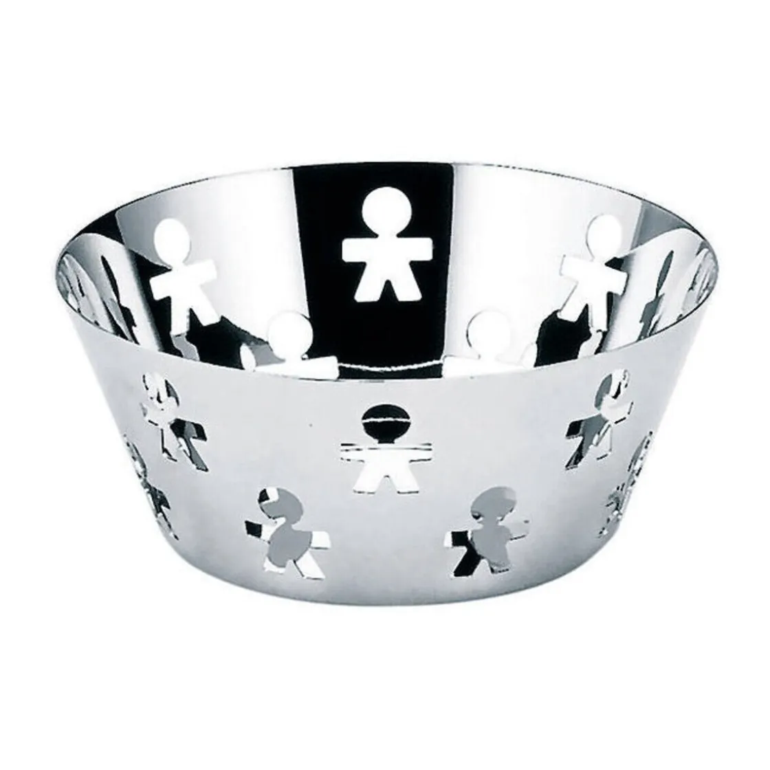 Alessi Schale Durchbruch silber 20 cm Girotondo