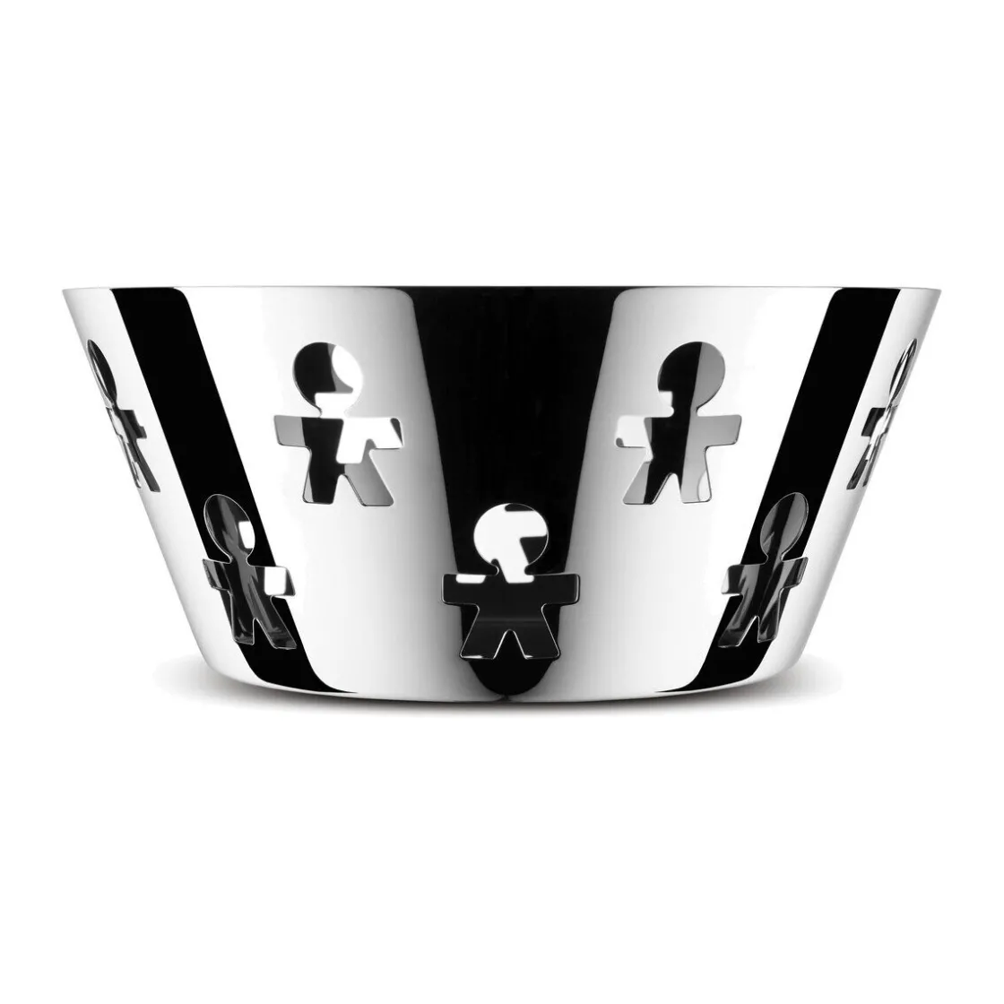 Alessi Schale Durchbruch silber 20 cm Girotondo