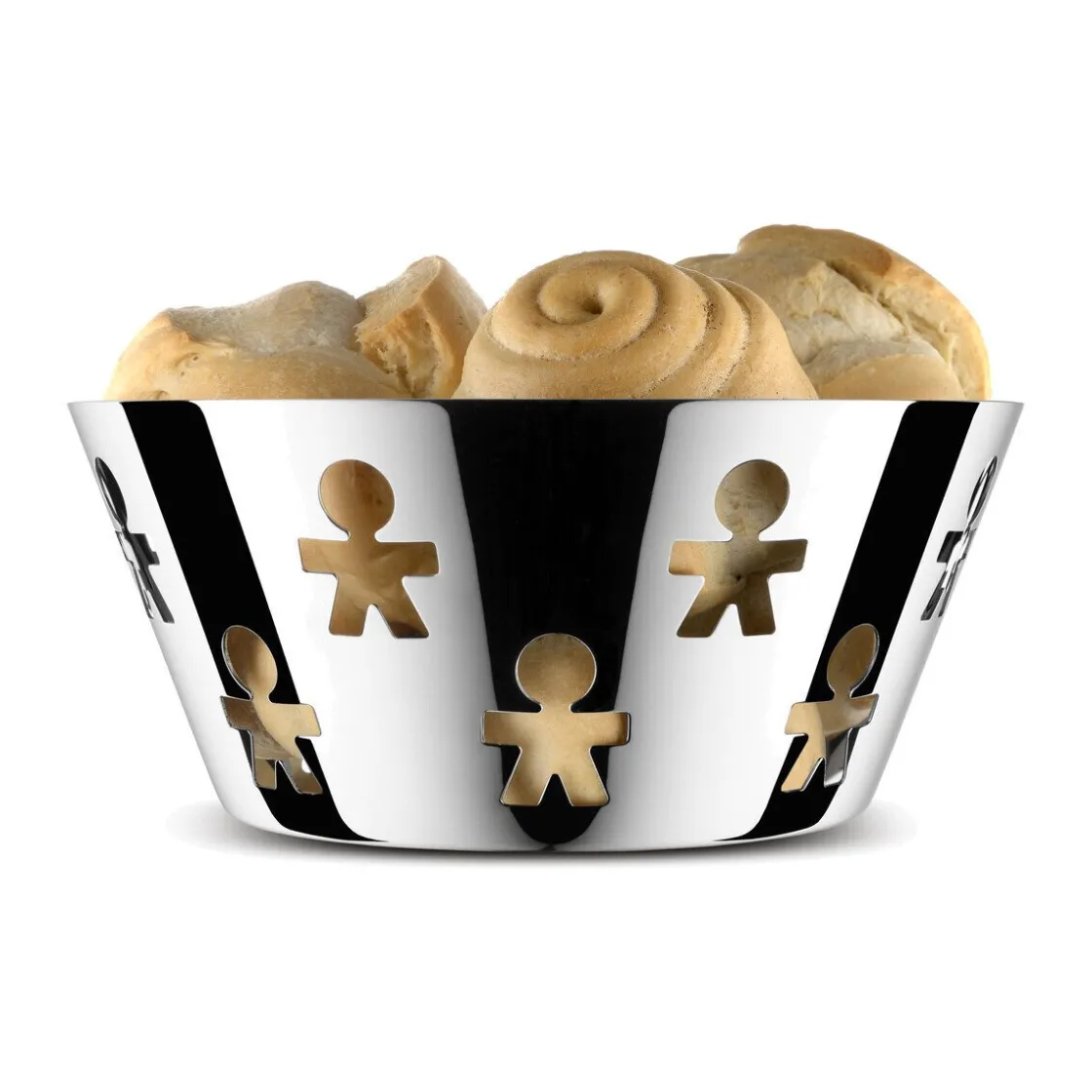 Alessi Schale Durchbruch silber 20 cm Girotondo