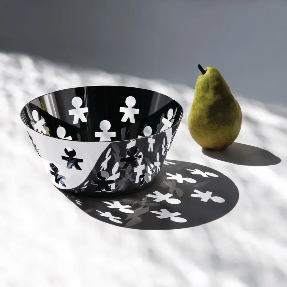 Alessi Schale Durchbruch silber 20 cm Girotondo