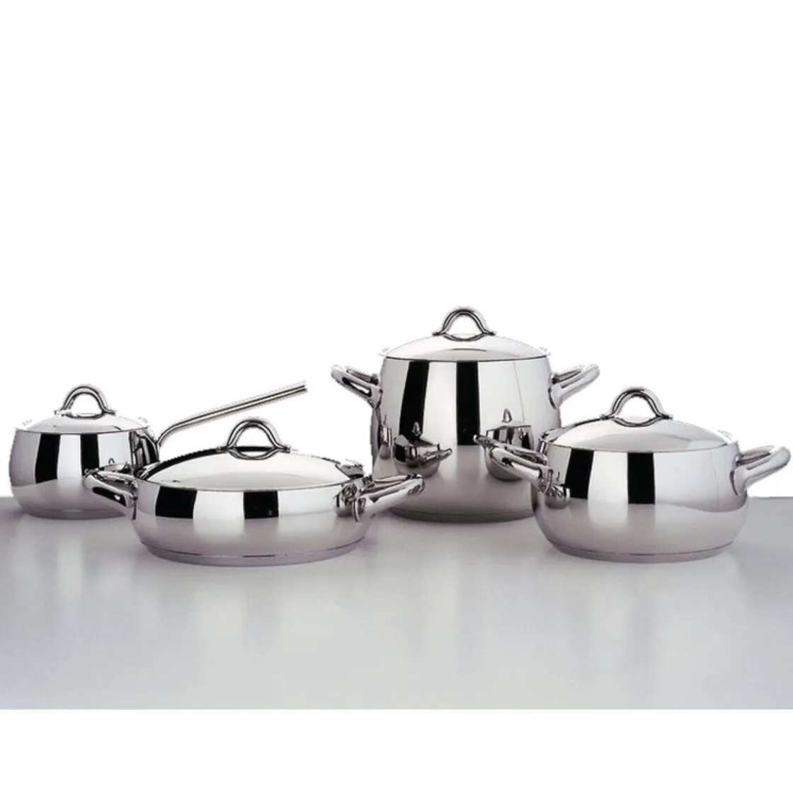 Alessi Topf-Set 7-tlg. Mami edelstahl