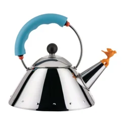 Weihnachten|Kochwelt Entdecken<Alessi Wasserkessel 9093/1 1,0 l Michael Graves hellblau
