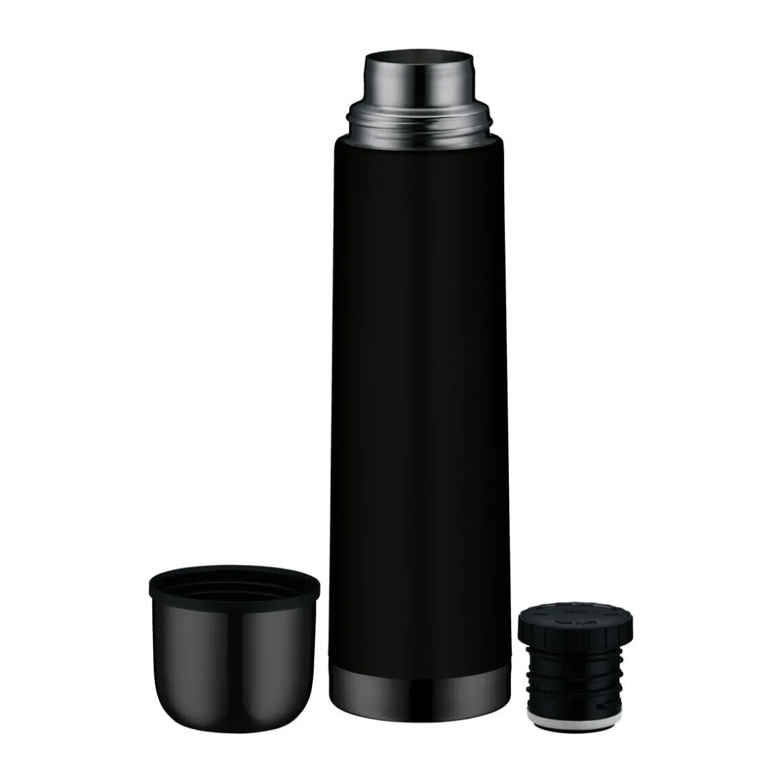 Alfi Isolierflasche 0,75 l Isotherm Eco Velvet Black Mat