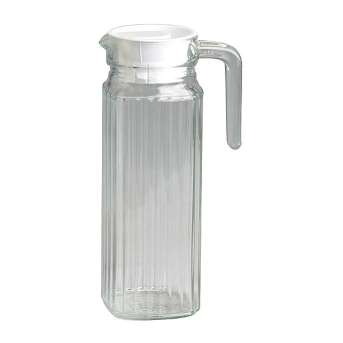 Krüge<Arcoroc Krug Quadro Glas 1,1l