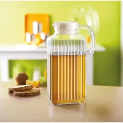 Krüge<Arcoroc Krug Quadro Glas 1,1l