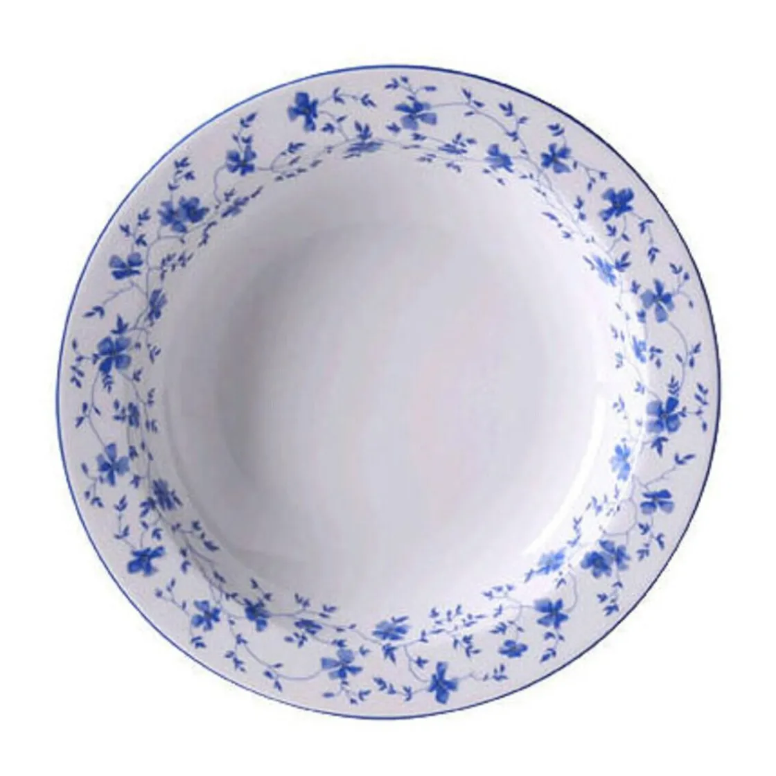 Suppenteller<Arzberg Suppenteller 23 cm Fahne Form 1382 Blaublüten