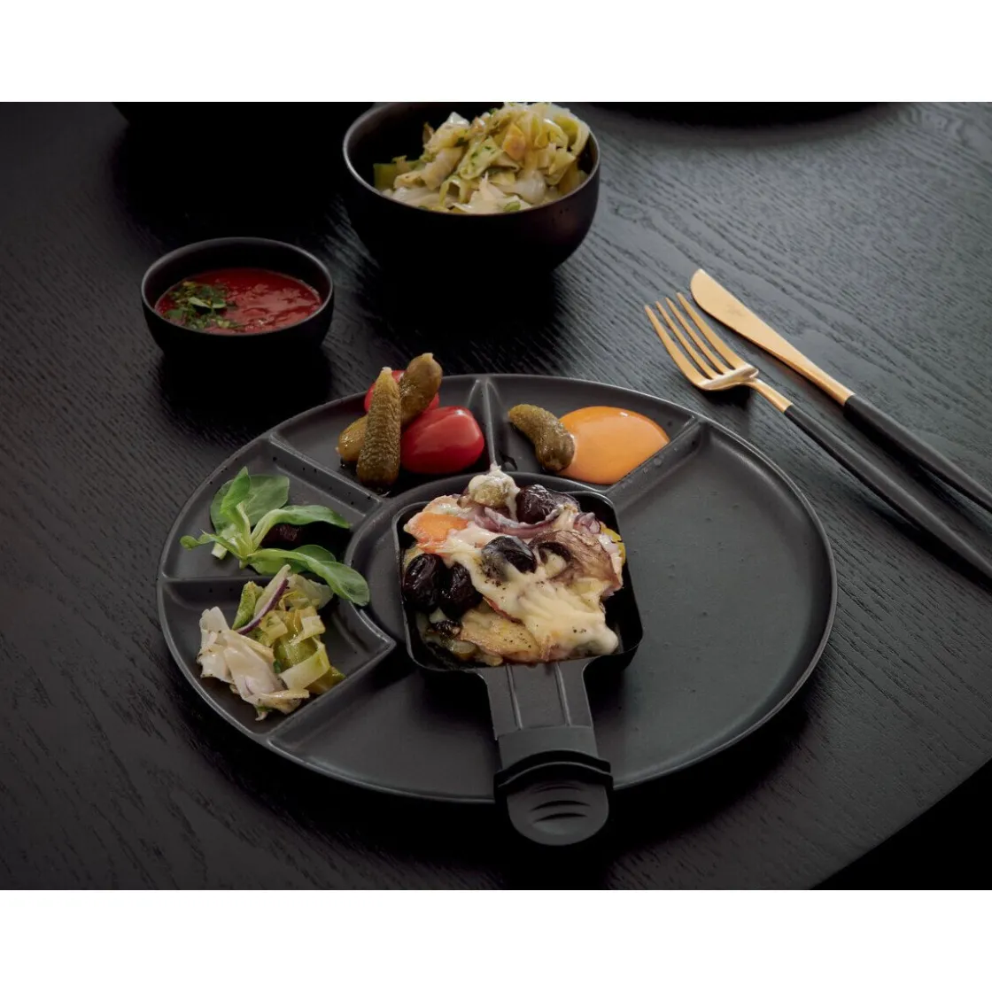 Weihnachtsmenü<ASA Fondueteller 24 cm Coppa Kuro