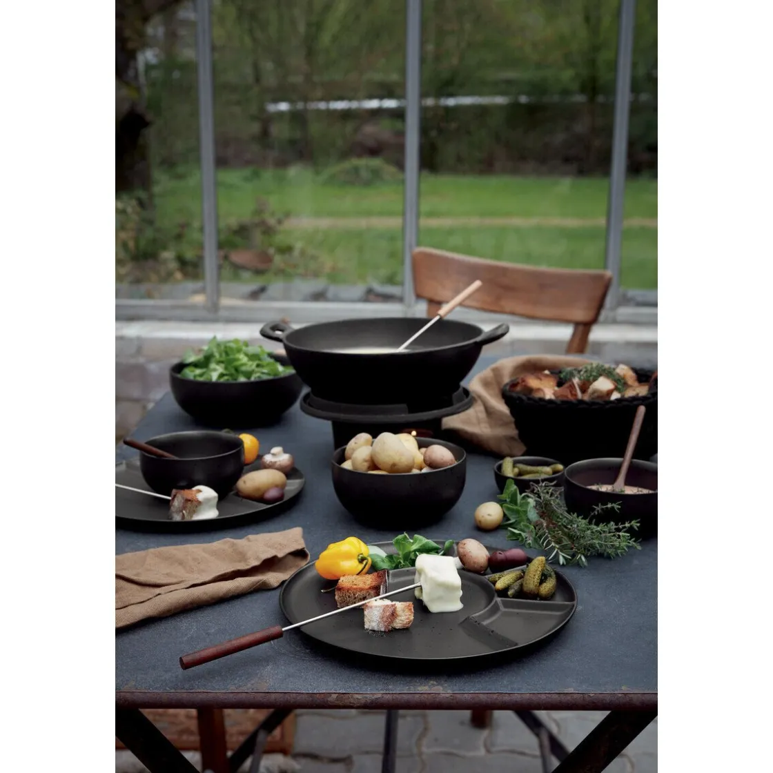 Weihnachtsmenü<ASA Fondueteller 24 cm Coppa Kuro