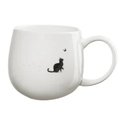 Becher<ASA Henkelbecher 0,4 l Magu Foodprints Cat