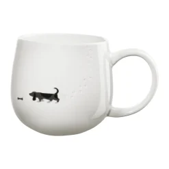 Becher<ASA Henkelbecher 0,4 l Magu Foodprints Dog