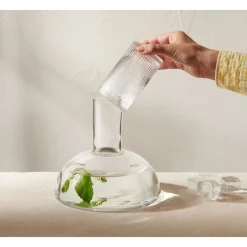 ASA Karaffe mit Trinkglas 1,3 l Juna clear