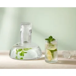 ASA Karaffe mit Trinkglas 1,3 l Juna clear