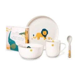 Weihnachten<ASA Kindergeschirr-Set 5-tlg. Leo Löwe