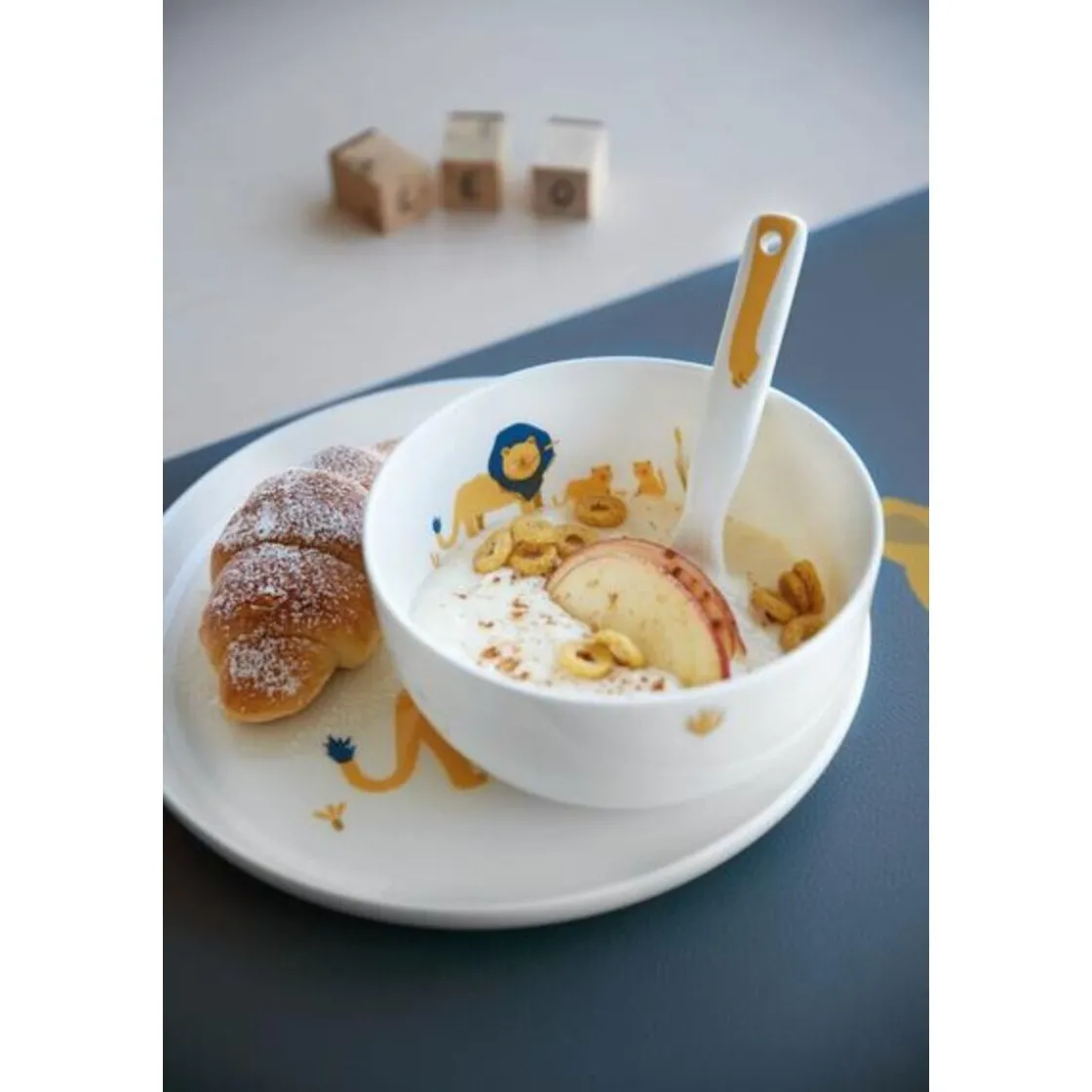 Weihnachten<ASA Kindergeschirr-Set 5-tlg. Leo Löwe