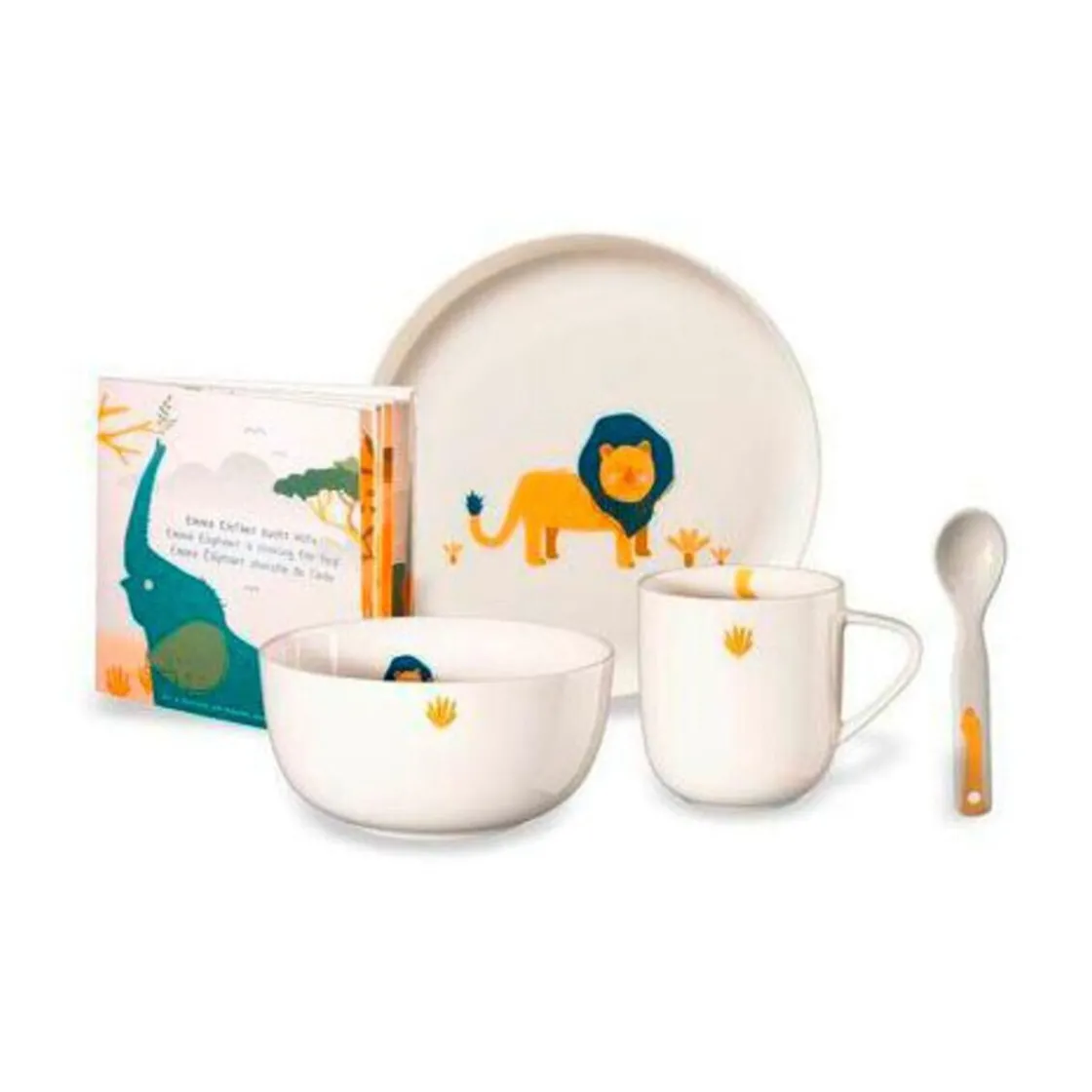 Weihnachten<ASA Kindergeschirr-Set 5-tlg. Leo Löwe