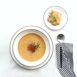 ASA Pasta-/Suppen-Teller D. 22 cm A Table Ligne noir