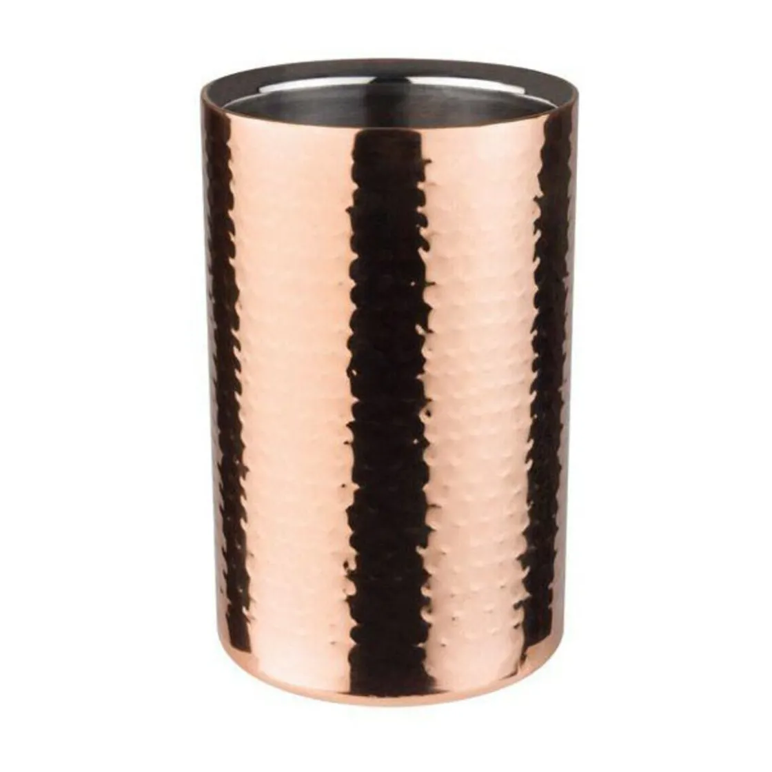 Weihnachten<Assheuer & Pott Flaschenkühler COPPER H:20cm Edelstahl außen Kupferoptik
