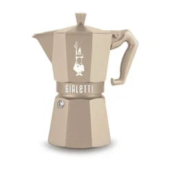 Espressokocher<Bialetti Espressokocher 6 Tassen Moka Express Exclusive Induction Cremé