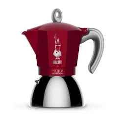 Espressokocher<Bialetti Espressokocher 2 Tassen New Moka Induction rot