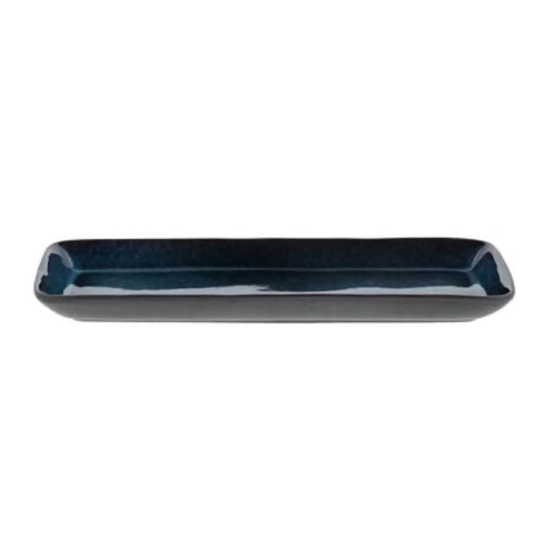 Bitz Platte 38x14cm black/darkblue