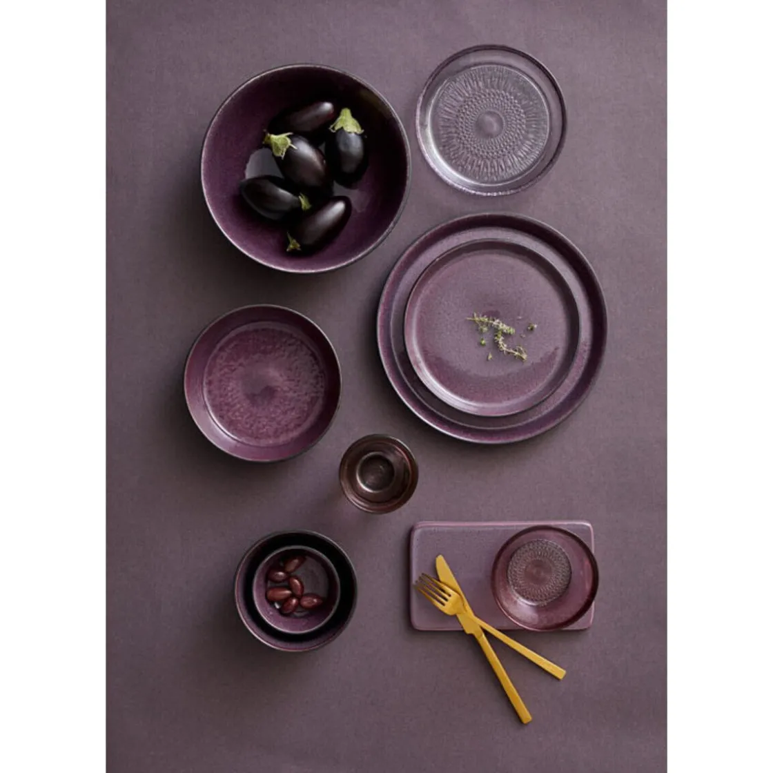 Bitz Schale 14cm lila/schwarz