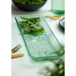 Servierplatten<Bitz Servierplatte 38x14 cm Kusintha grün