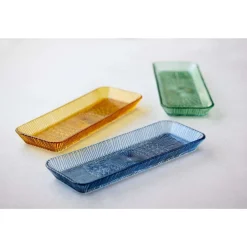 Servierplatten<Bitz Servierplatte 38x14 cm Kusintha grün