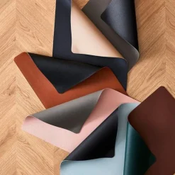 Bitz Tischset 4er Pack blau/sand 46x33cm