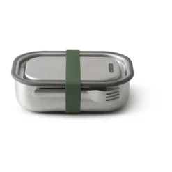 Brotdosen<Black+Blum Lunchbox 1l Edelstahl olive