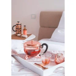 Teekannen|Teekannen<Bodum Teebereiter 1,3 l Chambord Kupfer